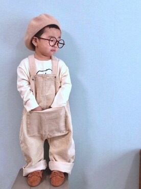 「カンガルーポケット」｜yo_yoさん（キッズ・90cm）の冬コーディネート