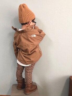 「DAISO（DAISO）のアイテム」を使った、yo_yoさん（キッズ・90cm）の冬コーディネート