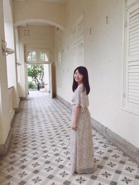 「ESPRIT（エスプリ）のアイテム（ワンピース/ドレス）」を使った、lidoobさん（レディース・160cm）の春コーディネート