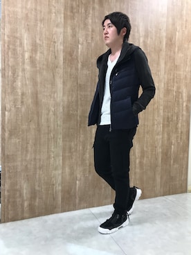 「スエット」｜「アイテム（ブルゾン）」を使った、Toshikiさん（メンズ・173cm）の秋コーディネート