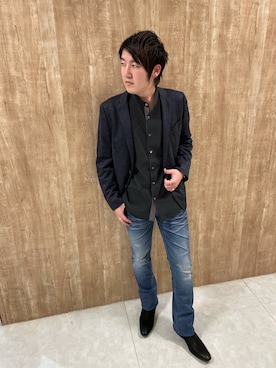「ヌバック」｜Toshikiさん（メンズ・173cm）の冬コーディネート