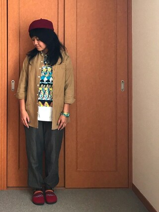Vlas Blomme(ヴラスブラム)の「バテンレースギャザーパンツ(その他