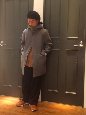 「RAGEBLUE（レイジブルー）のアイテム（ハンチング/ベレー帽）」を使った、しょうへいさん（メンズ・166cm）の秋コーディネート
