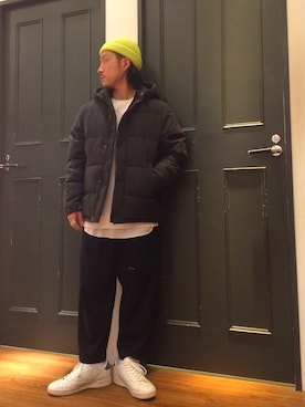 「RAGEBLUE（レイジブルー）のアイテム（ダウンジャケット/コート）」を使った、しょうへいさん（メンズ・166cm）の冬コーディネート