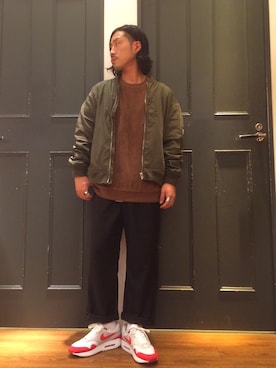 「RAGEBLUE（レイジブルー）のアイテム（その他アウター）」を使った、しょうへいさん（メンズ・166cm）の秋コーディネート