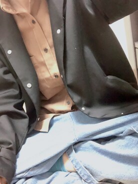 「KUUUPY」｜「アイテム（その他アウター）」を使った、しろくんさん（メンズ・171cm）の春コーディネート