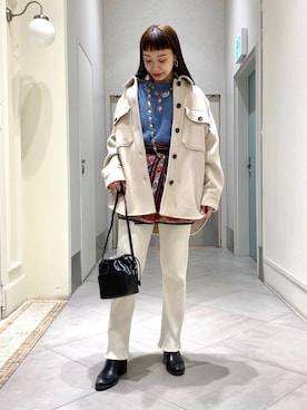 izumi  ishiketaさん（レディース・156cm）の冬コーディネート