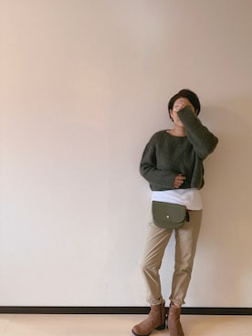 u-tanさん（レディース・168cm）の冬コーディネート