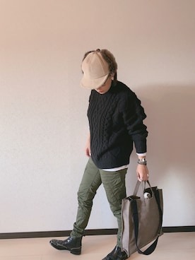 u-tanさん（レディース・168cm）の冬コーディネート