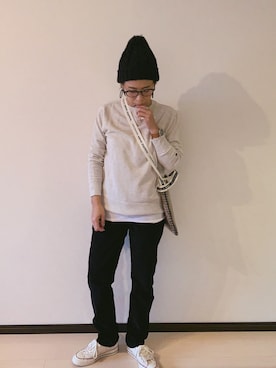 「Beauty People（ビューティーピープル）のアイテム」を使った、u-tanさん（レディース・168cm）の冬コーディネート