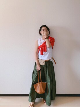 u-tanさん（レディース・168cm）の夏コーディネート