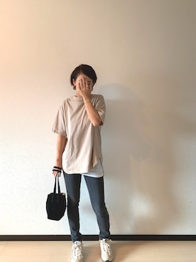 「NIKE（ナイキ）のナイキ エア マックス 95 プレミアム コントラスト ウィメンズシューズ / NIKE AIR MAX 95 PREMIUM CONTRAST（スニーカー）」を使った、u-tanさん（レディース・168cm）の秋コーディネート