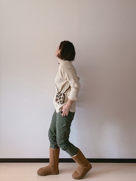 u-tanさん（レディース・168cm）の冬コーディネート