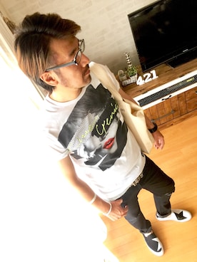 「アイテム（スリッポン、その他）」を使った、O.takahiro👖さん（メンズ・181cm）の夏コーディネート