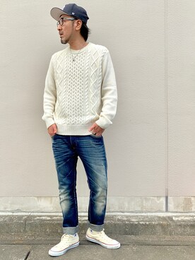 O.takahiro👖さん（メンズ・181cm）の秋コーディネート