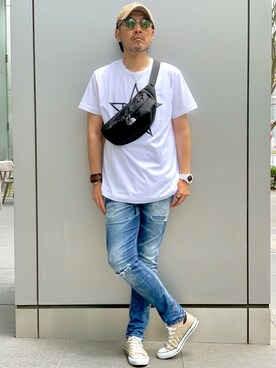 O.takahiro👖さん（メンズ・181cm）の夏コーディネート