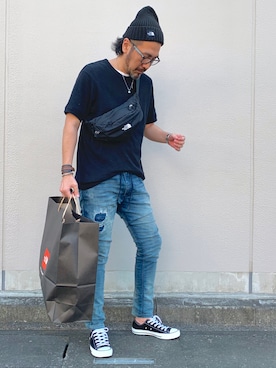 O.takahiro👖さん（メンズ・181cm）の秋コーディネート