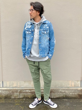 O.takahiro👖さん（メンズ・181cm）の春コーディネート