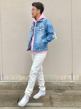 O.takahiro👖さん（メンズ・181cm）の春コーディネート