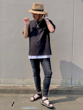 O.takahiro👖さん（メンズ・181cm）の夏コーディネート