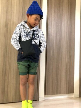 a3s4mamさん（キッズ・120cm）の冬コーディネート