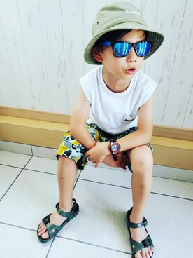 ふうまんさん（キッズ・120cm）の夏コーディネート