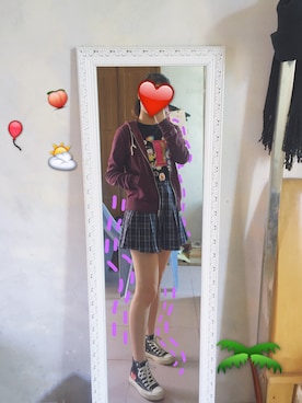 「H&M（エイチ・アンド・エム）のアイテム（ブルゾン）」を使った、akkk_kngryouさん（レディース・162cm）の秋コーディネート