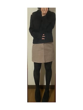 「oneway glamorous（ワンウェイグラマラス）のアイテム」を使った、おもち◎さん（レディース・163cm）の冬コーディネート