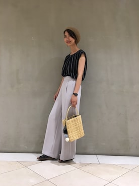 Shiori Kotedaさん(レディース・169cm)の春コーディネート