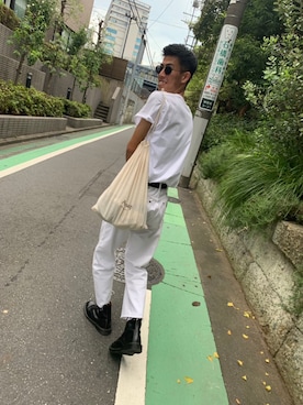 「Aesop（イソップ）のアイテム」を使った、Takuya Komuraさん（メンズ・172cm）の秋コーディネート