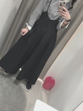 「NICE CLAUP（ナイスクラップ）のアイテム（つなぎ/オールインワン）」を使った、mayaさん（レディース・168cm）の春コーディネート