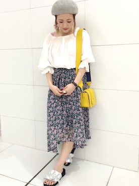 TOSHIBE KAYOKOさん（レディース・158cm）の春コーディネート