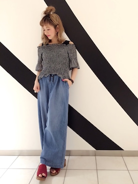 TOSHIBE KAYOKOさん（レディース・158cm）の夏コーディネート