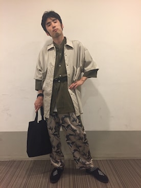 トネちゃんさん（メンズ・165cm）の夏コーディネート