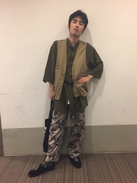 トネちゃんさん（メンズ・165cm）の夏コーディネート