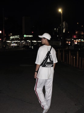 「KNOW WAVE（ノウ ウェイブ）のアイテム（キャップ）」を使った、Chouさん（メンズ・173cm）の秋コーディネート