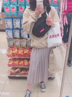 「H&M（エイチ・アンド・エム）のアイテム（パーカー）」を使った、フさん（レディース・154cm）の春コーディネート
