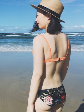 「アイテム（水着/着物・浴衣）」を使った、Carmen卡门门さん（レディース・165cm）の春コーディネート