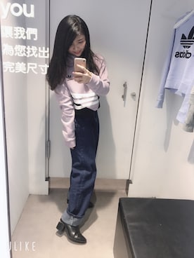 「adidas originals」｜「アイテム（ブーティ）」を使った、Tingying Tungさん（レディース・153cm）の冬コーディネート