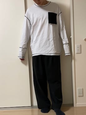 「コロナに負けない」｜「アイテム（アクセサリー）」を使った、daimii🐼さん（メンズ・173cm）の春コーディネート