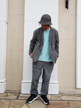 「arth」｜「アイテム（ジャケット/アウター）」を使った、くすくすさん（メンズ・167cm）の春コーディネート