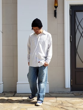 くすくすさん（メンズ・167cm）の春コーディネート