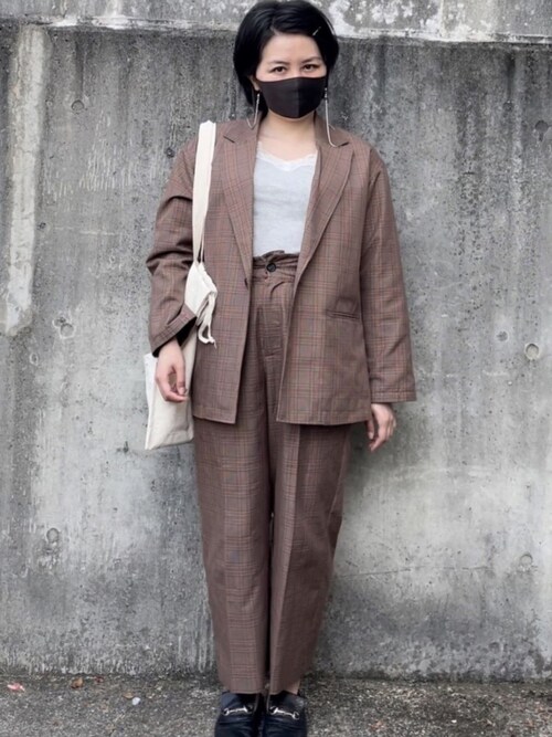 マスクを使った セットアップ の人気ファッションコーディネート Puntosdecultura