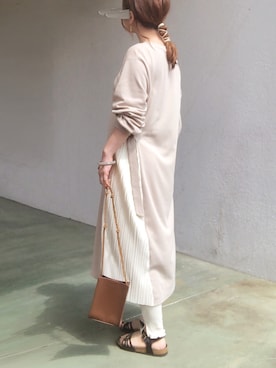 「リップスター」｜「アイテム（ワンピース/ドレス）」を使った、no＊さん（レディース・160cm）の春コーディネート