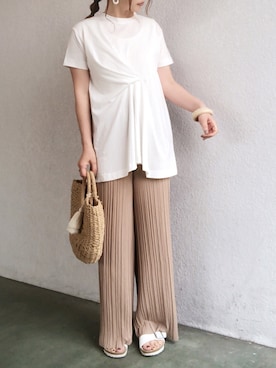 「CeLL（セル）のアイテム」を使った、no＊さん（レディース・160cm）の春コーディネート