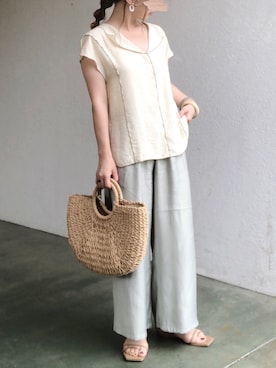 「CeLL（セル）のアイテム」を使った、no＊さん（レディース・160cm）の夏コーディネート