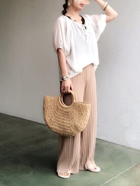 「CeLL（セル）のアイテム」を使った、no＊さん（レディース・160cm）の夏コーディネート