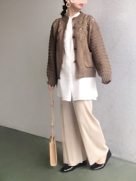 「クリスプ」｜「アイテム（その他トップス）」を使った、no＊さん（レディース・160cm）の秋コーディネート