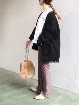 「INNOCENT BLUE（イノセントブルー）のアイテム」を使った、no＊さん（レディース・160cm）の秋コーディネート