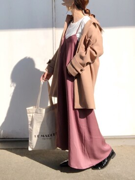 「DHOLIC（ディーホリック）のアイテム（その他アウター）」を使った、no＊さん（レディース・160cm）の秋コーディネート